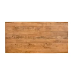 Eettafel Rechthoek Naturel Hout - 160x90x76cm - Denver