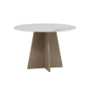 Eettafel Rond - Beige Steen - 110x110x75cm - Bootcut