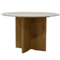 Eettafel Rond - Marmer - 120x120x76cm - Faria
