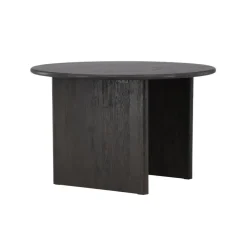 Eettafel Rond - Zwart MDF - 120x120x75cm - Björholmen