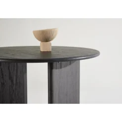 Eettafel Rond - Zwart MDF - 120x120x75cm - Björholmen