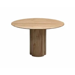 Eettafel Rond Ø120cm - Acaciahout - Naturel - Eettafel Tijn