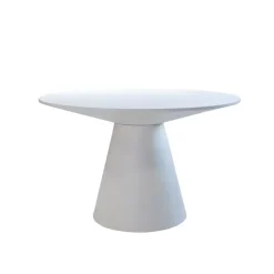 Eettafel Rond 120cm - Beige - Betonlook - Eettafel Sep