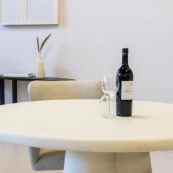 Eettafel Rond Ø120cm - Betonlook - Eettafel Boaz