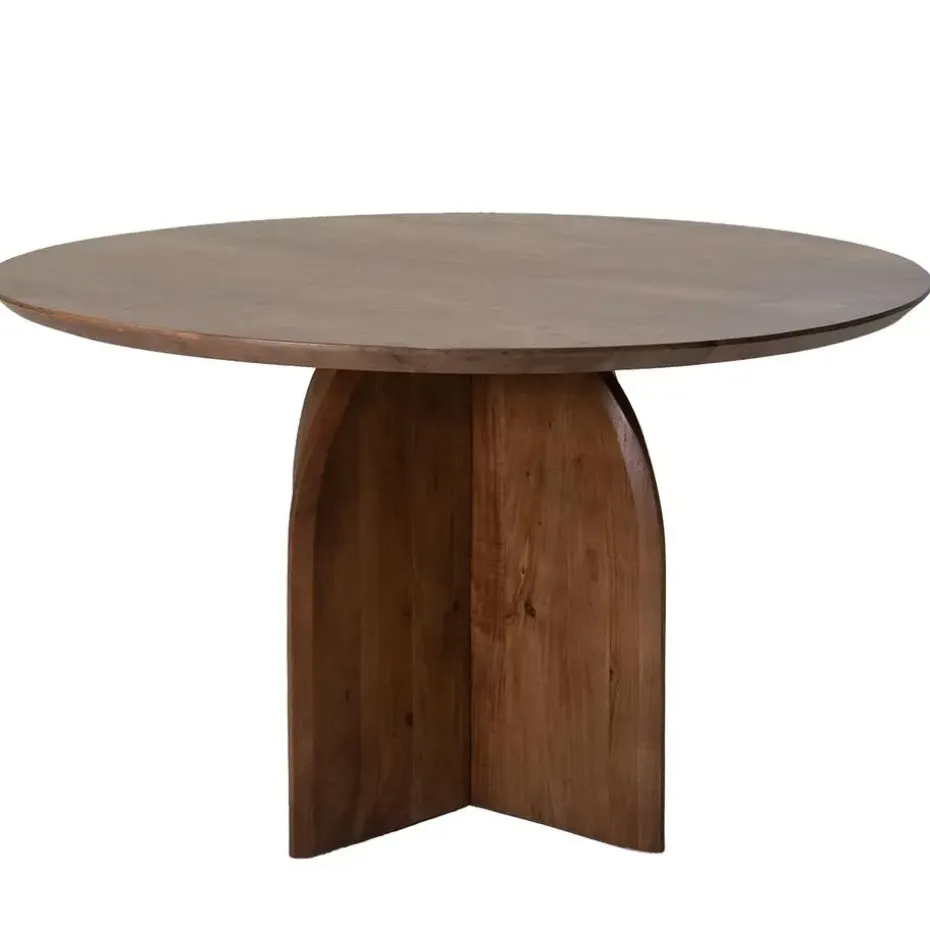 Eettafel Rond Ø130cm - Bruin Acaciahout - Danae