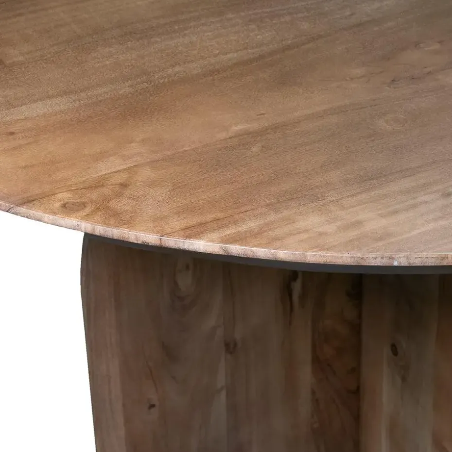 Eettafel Rond Ø130cm - Bruin Acaciahout - Danae