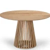 Eettafel Rond Ø120cm - Naturel Acaciahout - 2-4 Personen - Seppe