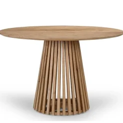 Eettafel Rond Ø120cm - Naturel Acaciahout - 2-4 Personen - Seppe