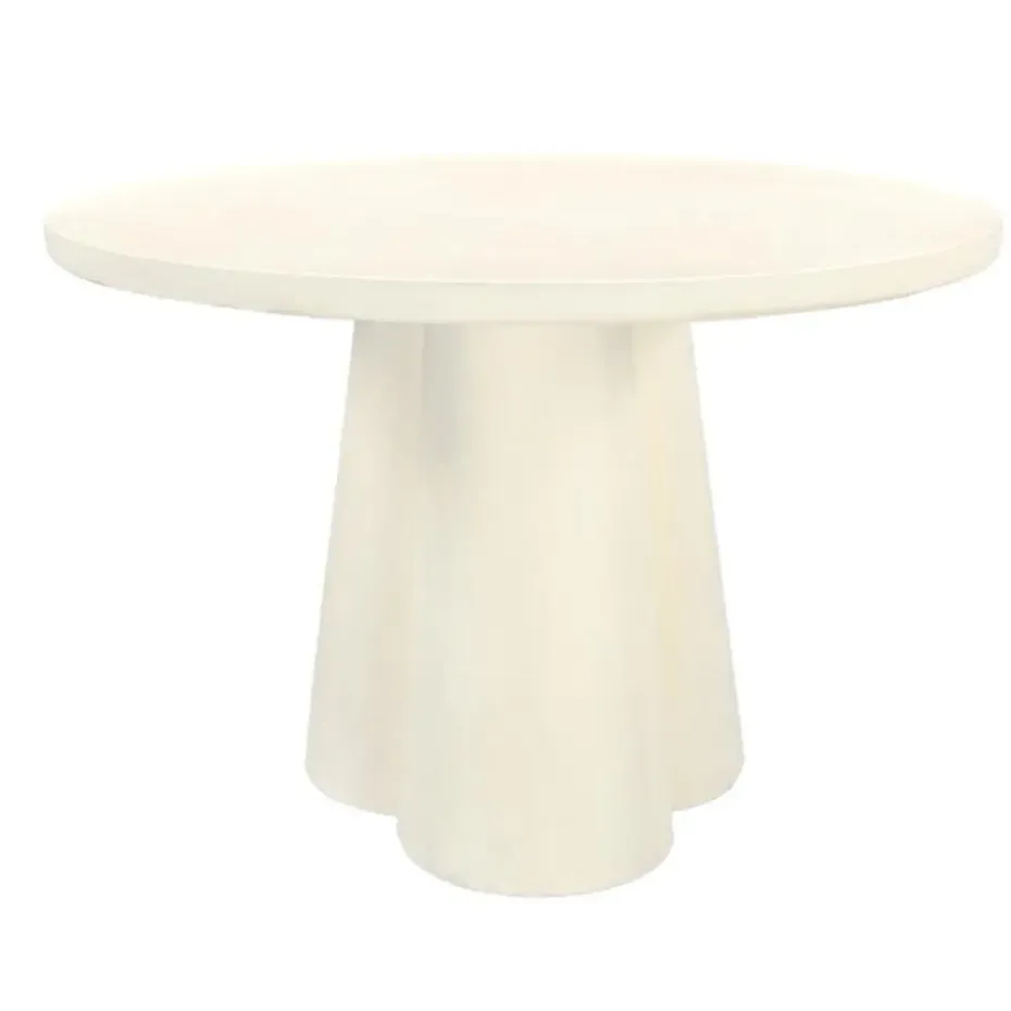 Eettafel Rond Ø130cm - Zand Beton - 2-4 Personen - Sandy