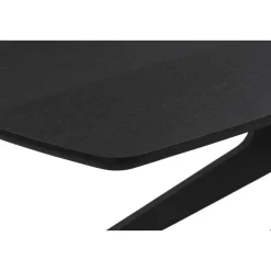 Eettafel Suzanne - zwart - 220x100 cm