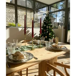 Eettafel voor 6 personen van massief grenen D120