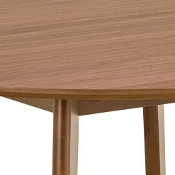 Eettafel Walnoot Rond - 105x105x76cm - Levi