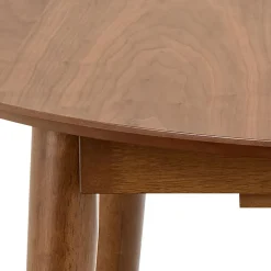 Eettafel Walnoot Uitschuifbaar - 154x115x75 cm - Gradje