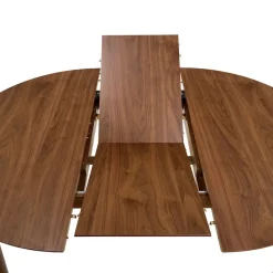 Eettafel Walnoot Uitschuifbaar - 154x115x75 cm - Gradje