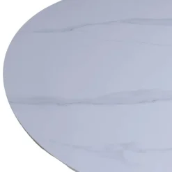 Eettafel Wit Keramiek/Naturel - 200x90x75cm - Madia