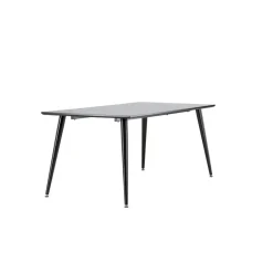 Eettafel Zwart Hout - 180x90x75cm - Dipp