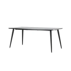 Eettafel Zwart Hout - 180x90x75cm - Dipp