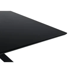 Eettafel Zwart Hout - 180x90x75cm - Piazza