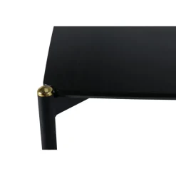 Eettafel Zwart Hout - 190x90x75cm - Pelle