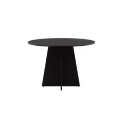 Eettafel Zwart Hout - 110x110x75cm - Bootcut