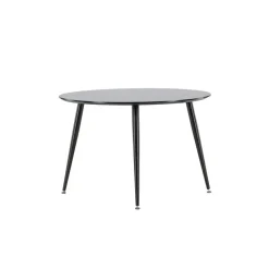 Eettafel Zwart Hout - 115x115x75cm - Dipp
