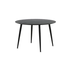 Eettafel Zwart Hout - 115x115x75cm - Dipp