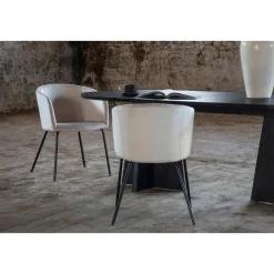 Eettafel Zwart Hout - 230x115x76cm - Bootcut