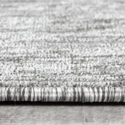 Effen Vloerkleed Laagpolig Lichtgrijs - 240x340 CM