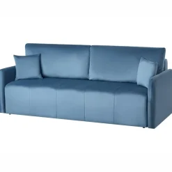 EGGE - Driezitsbank - Blauw - Fluweel