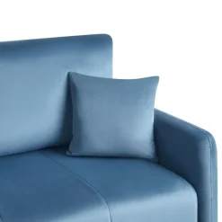 EGGE - Driezitsbank - Blauw - Fluweel