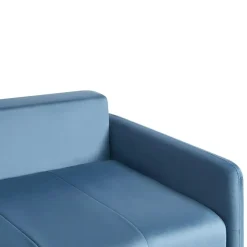 EGGE - Driezitsbank - Blauw - Fluweel