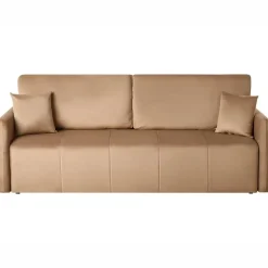 EGGE - Driezitsbank - Lichtbruin - Fluweel