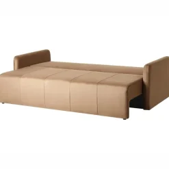 EGGE - Driezitsbank - Lichtbruin - Fluweel