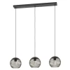 EGLO Almanzora Hanglamp - E27 - 90 cm - Staal - Zwart/Koper