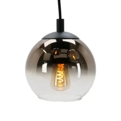 EGLO Ariscani 1 Hanglamp - E27 - Ø 42,5cm-Koperglas - Zwart