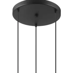 EGLO Ariscani 1 Hanglamp - E27 - Ø 42,5cm-Koperglas - Zwart