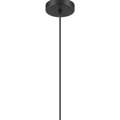 EGLO Ariscani Hanglamp - E27 - Ø 20 cm - rookglas - Zwart