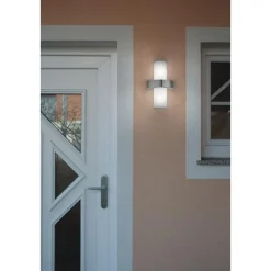 EGLO Beverly Wandlamp - E27 - 35 cm - Zilver/Wit