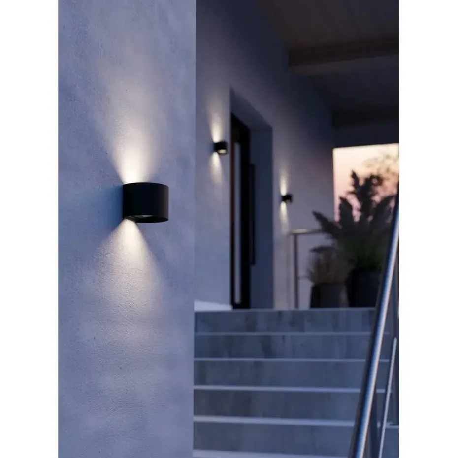 EGLO Calpino 3 Wandlamp - LED - IP54 - Binnen/- Zwart