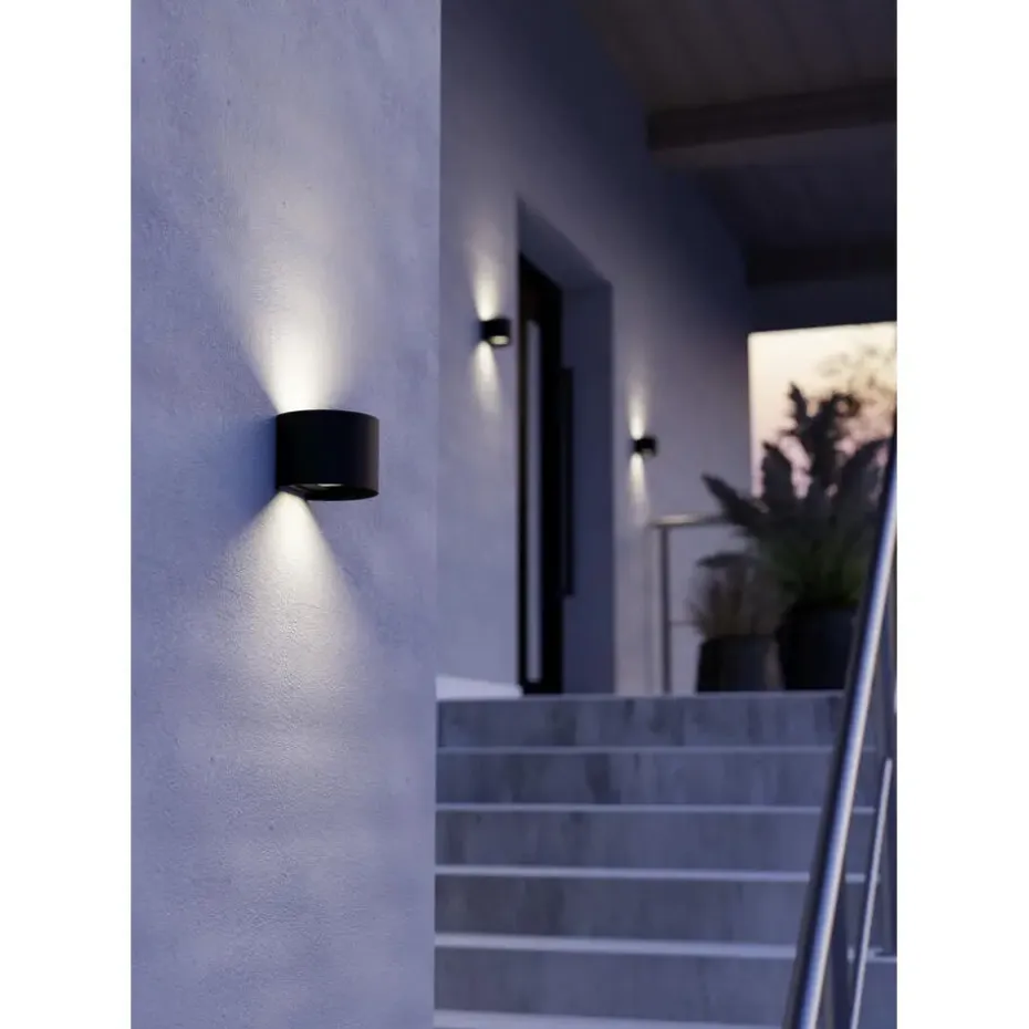 EGLO Calpino 3 Wandlamp - LED - IP54 - Binnen/- Zwart