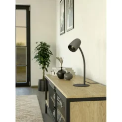 EGLO Carlo Tafellamp - Bureaulamp - E14 - 46 cm - Zwart - Kantelbaar