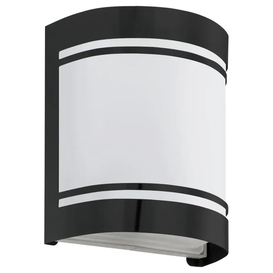 EGLO Cerno Wandlamp - E27 - Glas - Zwart/Wit