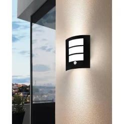 EGLO City Wandlamp - E27 - 23.5 cm - Zwart