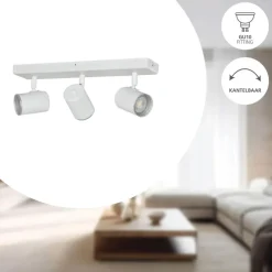 EGLO Consuma 1 Spot - GU10 - 40 cm - Wit