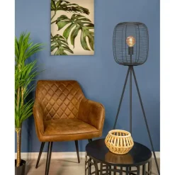 EGLO Derwen Vloerlamp - E27 - Metaal - Zwart