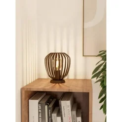 EGLO Espinal Tafellamp - E27 - Ø 19.5 cm - Brons - Staal