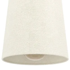 EGLO Febres Hanglamp - E27 - teddy stof - Zwart/Wit