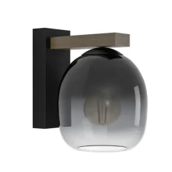 EGLO Filago Wandlamp - E27 - Bruin, zwart