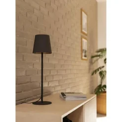 EGLO Fiorana Tafellamp - E14 - 53 cm - Zwart/Cappucino/Goud