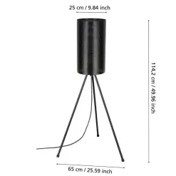 EGLO Ladunara Staande lamp - E27 - Ø 57 cm - Zwart